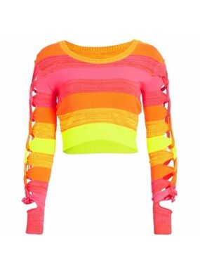AGR Vibrant Adventurous Passion Gradient Stretch Top, size small